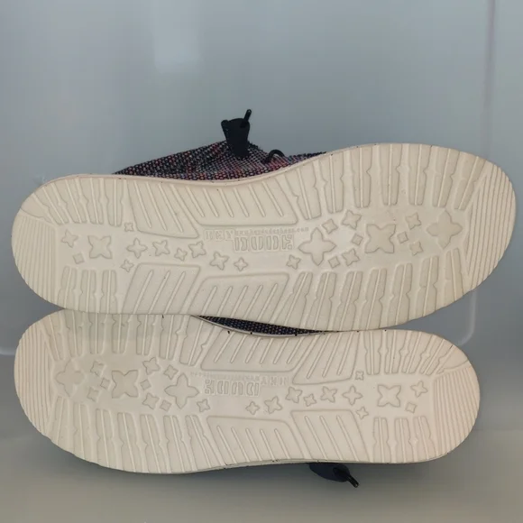 Hey Dude Men's Sneakers - Black and Red - Picture 10 of 10